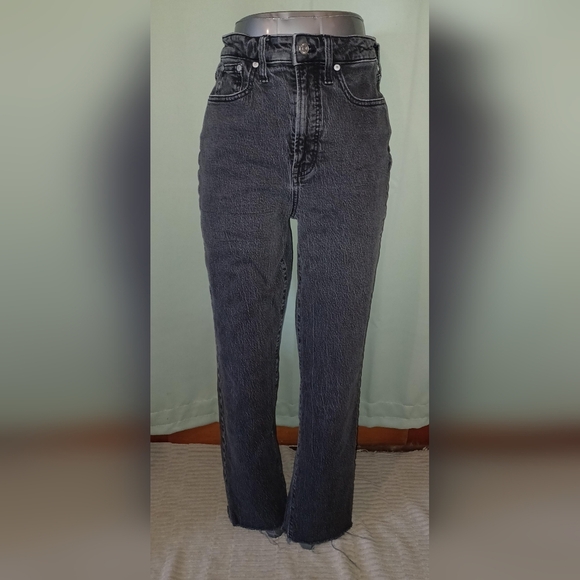 🍒 Madewell The Curvy Perfect Vintage Straight Jean Lunar Wash - Picture 1 of 9